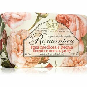Nesti Dante Romantica Florentine Rose and Peony přírodní mýdlo 250 g obraz
