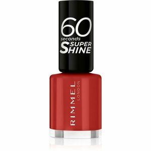 Rimmel 60 Seconds Super Shine lak na nehty odstín 310 Double Decker Red 8 ml obraz