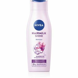 NIVEA Hairmilk Shine pečující šampon 400 ml obraz