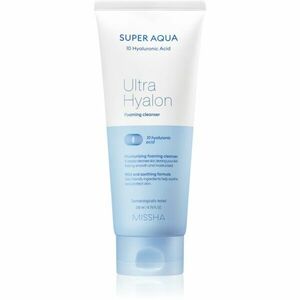 Missha Super Aqua 10 Hyaluronic Acid hydratační čisticí pěna 200 ml obraz