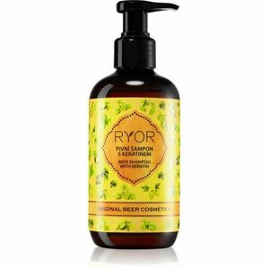 RYOR Original Beer Cosmetics pivní vlasový šampon s keratinem 250 ml obraz