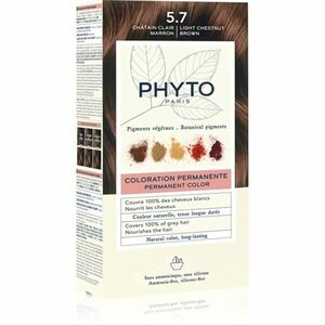Phyto Color barva na vlasy bez amoniaku odstín 5.7 Light Chestnut Brown 1 ks obraz