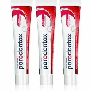 Parodontax Classic zubní pasta proti krvácení dásní bez fluoridu 3x75 ml obraz