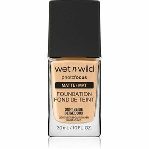 Wet n Wild PhotoFocus matující fluidní make-up odstín Soft Beige 30 ml obraz