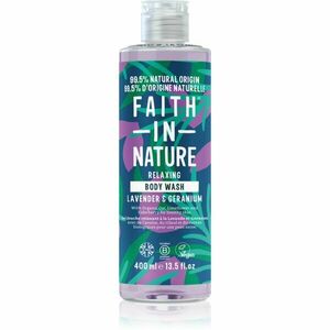 Faith In Nature Lavender & Geranium relaxační sprchový gel 400 ml obraz