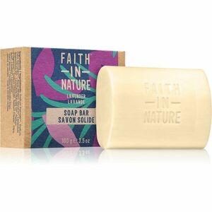 Faith In Nature Hand Made Soap Lavender přírodní tuhé mýdlo s vůní levandule 100 g obraz