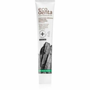 Ecodenta Certified Organic Charcoal whitening bělicí zubní pasta s aktivním uhlím 75 ml obraz