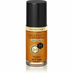 Max Factor Facefinity All Day Flawless dlouhotrvající make-up SPF 20 odstín W95 Hazelnut 30 ml obraz