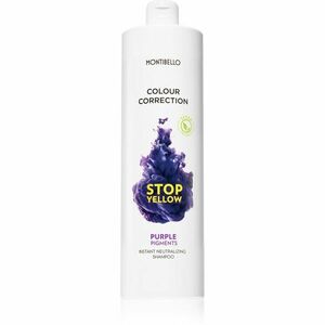 Montibello Colour Correction Stop Yellow šampon pro zesvětlené a blond vlasy neutralizující žluté tóny 1000 ml obraz