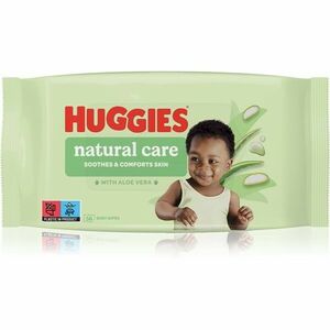 Huggies Natural Care čisticí ubrousky s aloe vera 56 ks obraz
