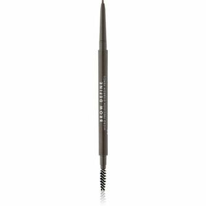 MUA Makeup Academy Brow Define precizní tužka na obočí s kartáčkem odstín Dark Brown 0.05 g obraz
