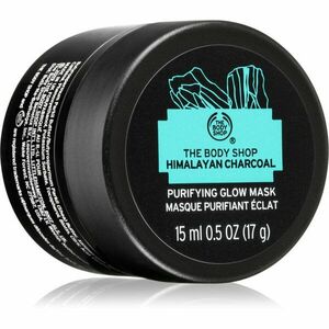 The Body Shop Himalayan Charcoal Purifying Glow Mask čisticí a rozjasňující pleťová maska pro mastnou a problematickou pleť 15 ml obraz