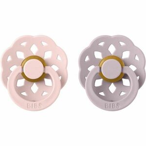 BIBS Boheme Natural Rubber Size 1: 0+ months dudlík Blossom / Dusky Lilac 2 ks obraz