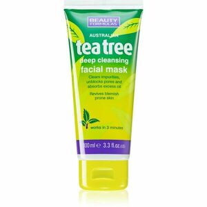 Beauty Formulas Tea Tree hloubkově čisticí maska 100 ml obraz