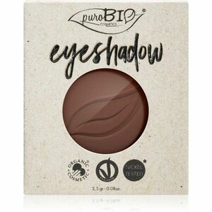 puroBIO Cosmetics Compact Eyeshadows oční stíny – náhradní náplň odstín 03 Brown 2.5 g obraz