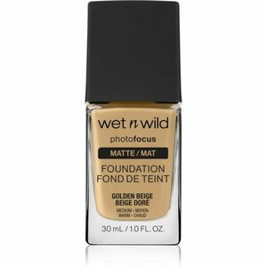 Wet n Wild PhotoFocus matující fluidní make-up odstín Golden Beige 30 ml obraz