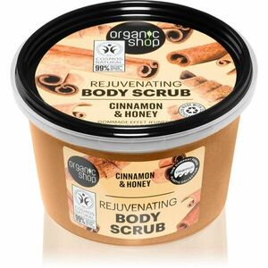 Organic Shop Cinnamon & Honey jemný tělový peeling 250 ml obraz