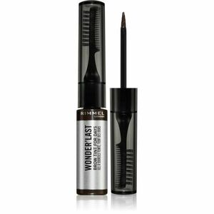 Rimmel Wonder'Last semipermanentní gelová barva na obočí odstín 004 Soft Brown 4.5 ml obraz
