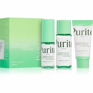 Purito Wonder Releaf Centella Mini Kit Unscented cestovní sada pro citlivou a podrážděnou pleť obraz
