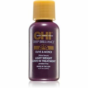 CHI Brilliance Shine Serum Lightweight Leave-in Ttreatment lehké sérum pro lesk a hebkost vlasů 15 ml obraz
