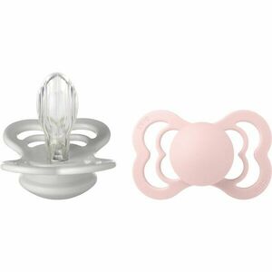 BIBS Supreme Silicone Size 2: 6+ months dudlík Haze / Blossm 2 ks obraz