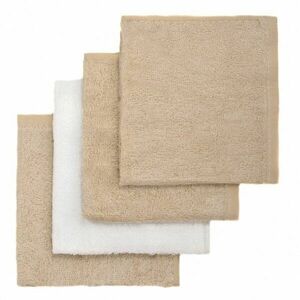 T-TOMI BIO Bamboo Baby Washcloths mycí žínka Beige 25 x 25 cm 4 ks obraz