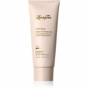 Loving Tan Deluxe Gradual Tan vyživující tělové mléko pro zvýraznění opálení odstín Dark 150 ml obraz