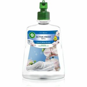 Air Wick Active Fresh Linen & White Orchid osvěžovač vzduchu – náhradní náplň 228 ml obraz