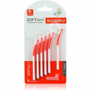 SOFTdent Butterfly S mezizubní kartáček 0, 5 mm 6 ks obraz