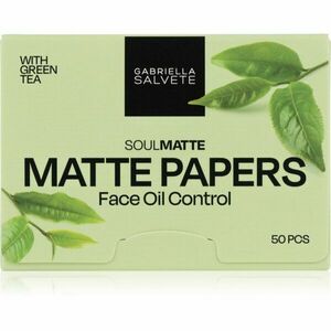 Gabriella Salvete SoulMatte Green Tea matující papírky se zeleným čajem 50 ks obraz