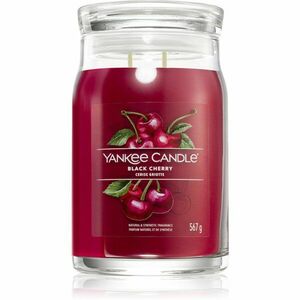 Yankee Candle Black Cherry vonná svíčka Signature 567 g obraz