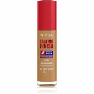 Rimmel Lasting Finish 35H Hydration Boost hydratační make-up SPF 20 odstín 403 Golden Caramel 30 ml obraz