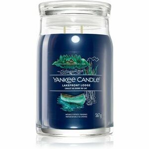Yankee Candle Lakefront Lodge vonná svíčka Signature 567 g obraz