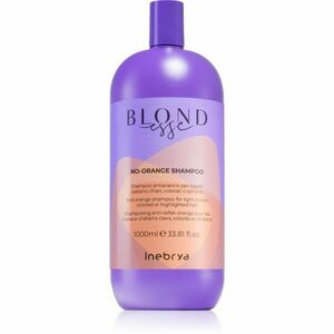 Inebrya BLONDesse No-Orange Shampoo vyživující šampon neutralizující mosazné podtóny 1000 ml obraz