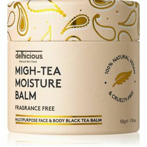 delhicious MIGH-TEA MOISTURE BALM multifunkční balzám pro velmi suchou a citlivou pleť bez parfemace 50 g obraz