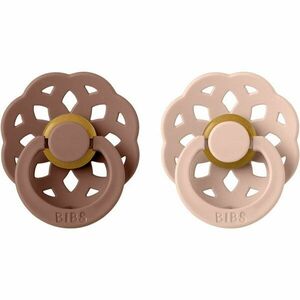 BIBS Boheme Natural Rubber Size 1: 0+ months dudlík Woodchuck / Blush 2 ks obraz