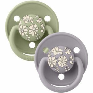 BIBS x Liberty De Lux One Size dudlík Fossil Grey / Sage 2 ks obraz