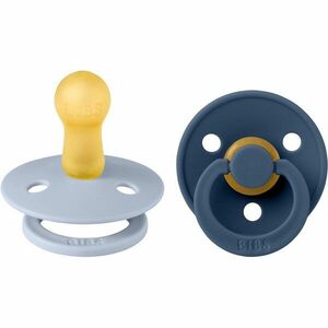 BIBS Colour Tie Dye Size 2: 6+ months dudlík Dusty Blue / Steel Blue 2 ks obraz