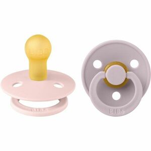 BIBS Colour Natural Rubber Size 1: 0+ months dudlík Blossom / Dusky lilac 2 ks obraz