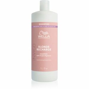 Wella Professionals Invigo Blonde Recharge šampon pro blond vlasy neutralizující žluté tóny 1000 ml obraz