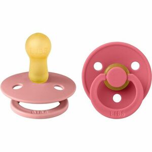 BIBS Colour Tie Dye Size 2: 6+ months dudlík Dusty Pink / Coral 2 ks obraz