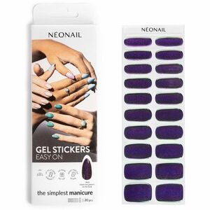 NEONAIL Easy On Gel Stickers nálepky na nehty s použitím UV/LED lampy odstín M02 20 ks obraz