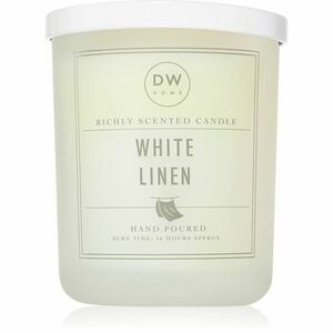 DW Home Signature White Linen vonná svíčka 434 g obraz