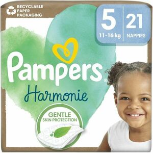 Pampers Harmonie Size 5 jednorázové pleny 11-16 kg 21 ks obraz