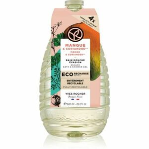 Yves Rocher Bain de Nature sprchový gel – náhradní náplň Mango & Coriander 600 ml obraz