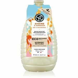 Yves Rocher Bain de Nature sprchový gel – náhradní náplň Oat & Buckwheat 600 ml obraz