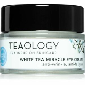 Teaology Anti-Age White Tea Miracle Eye Cream oční krém pro korekci tmavých kruhů a vrásek 15 ml obraz