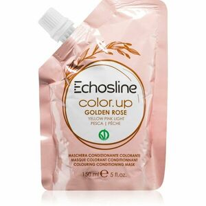 Echosline Color Up barvicí maska s vyživujícím účinkem odstín Gorden Rose - Pesca 150 ml obraz