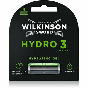 Wilkinson Sword Hydro3 Skin Protection Black Edition náhradní hlavice 4 ks obraz