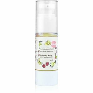 Kvitok Malinový krém s AHA kyselinami noční krém pro zralou pleť 40+ 30 ml obraz